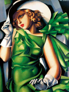 Tamara de Lempicka 1930 jeune fille en vert
